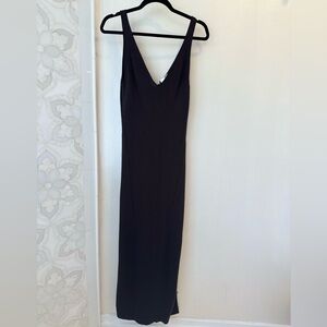 H&M Brown Knit Maxi Dress